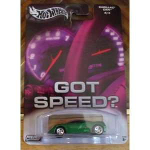   Hot Wheels Got Speed? Cadillac Cien 2/4 Green: Toys & Games