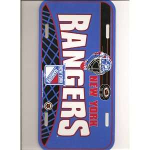 New York Rangers NHL Team Logo License Plate:  Sports 