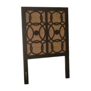  Sumba Twin Headboard in Dark Mahogany: Furniture & Decor