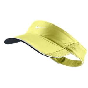  Womens Nike Yellow Feather Light Visor: Sports & Outdoors