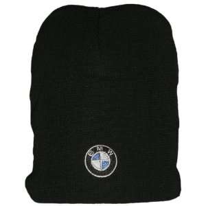  BMW Genuine Roundel Logo Beanie Hat Cap   Black OEM 