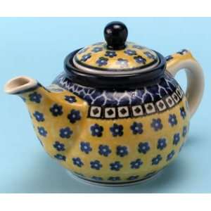  Polish Pottery 2 Cup Teapot: Kitchen & Dining