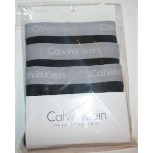  Calvin Klein Boys Briefs 3 Pack Size L   12/14 Black 