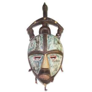  Wood mask, Ngil Peace Home & Kitchen