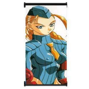  Street Fighter Anime Game Cammy Wall Scroll Poster (16x42 