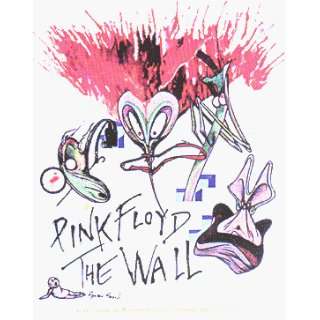  Pink Floyd   The Wall Logo with Crazy Insect (On White 