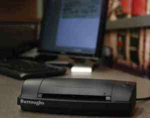 Burroughs Micro EX Check & Full Document Scanner  