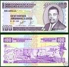100 FRANCS Banknote o BURUNDI   2010   Louis RWAGASORE Portrait   Pick 
