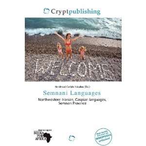  Semnani Languages (9786200933263) Hardmod Carlyle Nicolao Books
