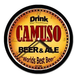  CAMUSO beer and ale cerveza wall clock: Everything Else