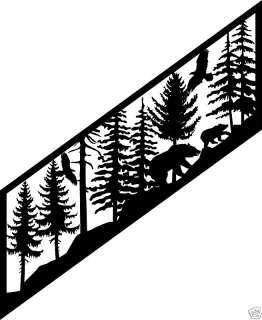 Stair Railing & Railing Log Railing Bears Eagles Metal  
