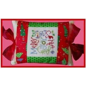  Christmas Expressions Pillow   Cross Stitch Kit Arts 