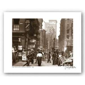 Canal Street West to Mulberry, Manhattan, 1908   Giclee by Merlis 