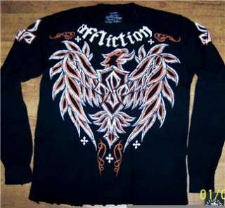 AFFLICTION SIGNATURE SERIES GEORGES ST PIERRE MICRO THERMAL SIZE XXL 