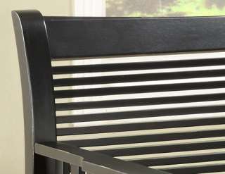 Solid Wood Storage Seat Bench Black Finish / Oak Finish  