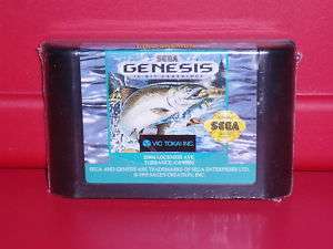 SEGA GENESIS King Salmon CARTRIDGE Fishing 1993 NOMAD  