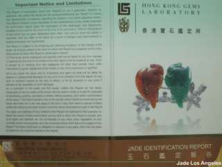   Kong Certified Old Type Icy Jadeite Jade Big Cab Cabochon 1990  