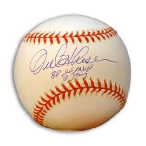 Orel Hershiser Signed Baseball Inscribed  Sports 