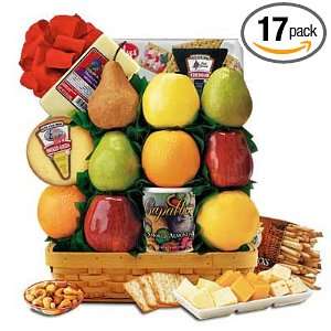 Fruit & Cheese Deluxe Gift Basket:  Grocery & Gourmet Food