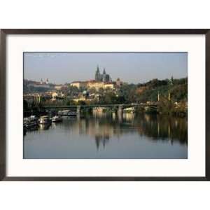  Prague Castle and Strahov Monastery Reflecting on Vltava 