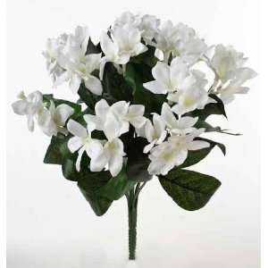  Classic Silk Bushes with Soft Ivory Stephanotis Flowers 