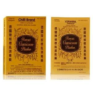  Chili Brand Porous Capsicum Plaster Pain Patch, Pack of 24 
