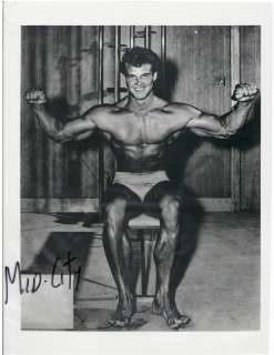 STEVE REEVES Mr America Gym Workout Bodybuilding Muscle Photo B&W 