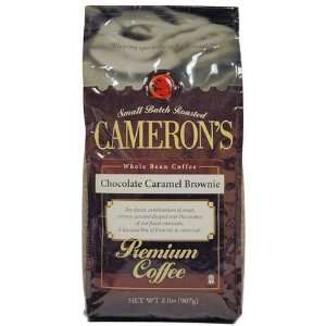  Camerons Chocolate Caramel Brownie Whole Bean Coffee, 32 