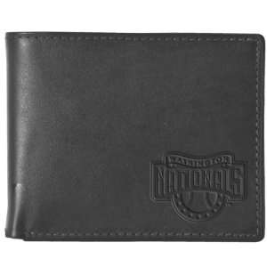  Pangea MLB Washington Nationals Black Leather Wallet 