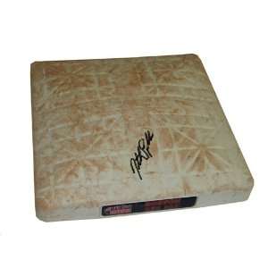 Autographed Jonathan Papelbon game used base from Fenway Park on 6/11 