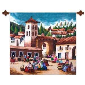  Wool tapestry, Chincheros Market Square Home & Kitchen