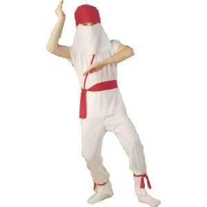  White Ninja Costume Child Size M Medium 6 10 Toys & Games