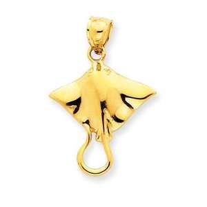  14K Stingray Pendant   JewelryWeb: Jewelry