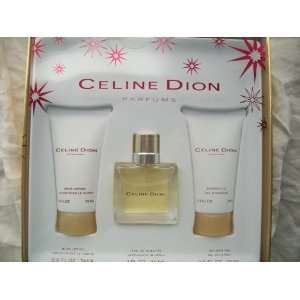  Celine Dion Parfums 3 Pc Set Body Lotion, Eau De Toilette 