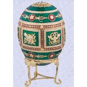   Egg Enameled sculpture Decor Russian Imperial Easter Egg Everything