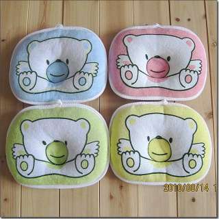 New Cute Baby Bear Patterned Pillow Cot Bed Safety Pillow 1pcs  