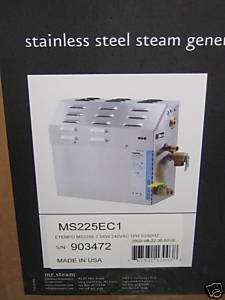 MR STEAM Residential Steam Generator   MS225E W/Control  