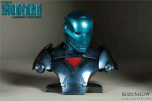 IRON MAN STEALTH MARVEL SIDESHOW LEGENDARY SCALE BUST  
