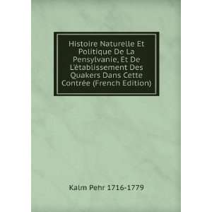   Dans Cette ContrÃ©e (French Edition) Kalm Pehr 1716 1779 Books