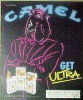 91 Joe Camel Ultra Lights Cigarettes Soft/Hard Pack AD  