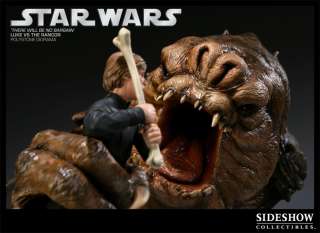 Sideshow Star Wars Luke vs Rancor Bust Statue  