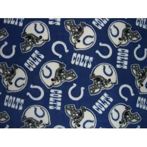   Colts NFL Polar Fleece Fabric By the Yard