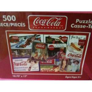   Piece/Pieces Coca Cola Puzzle/Casse Tete, 10.75 X 17 Toys & Games
