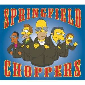    Simpsons Springfield Choppers Sticker S SIM 0090 Toys & Games