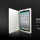 Smart Cover Genuine Leather Case Stand For iPad 2 White  