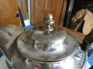 Antique silver plated coffee pot  
