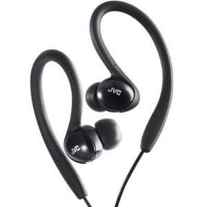Jvc America Inner Ear Clip Headphone Black Splash Proof Soft Rubber 