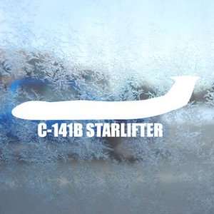  C 141B STARLIFTER White Decal Military Soldier Car White 
