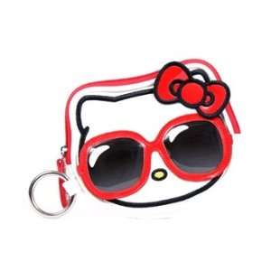  Coin Bag   Hello Kitty   Sanrio Cat White Sunglass Face 