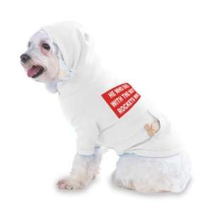   ROCKETS WINS Hooded (Hoody) T Shirt with pocket for your Dog or Cat